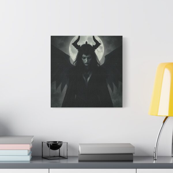 Gothic Moonlit Canvas Art - Dark Angel Decor - Image 28