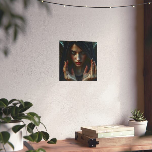 Enchanting Matte Vertical Posters - Mystic Dark Aesthetic Art - Image 14
