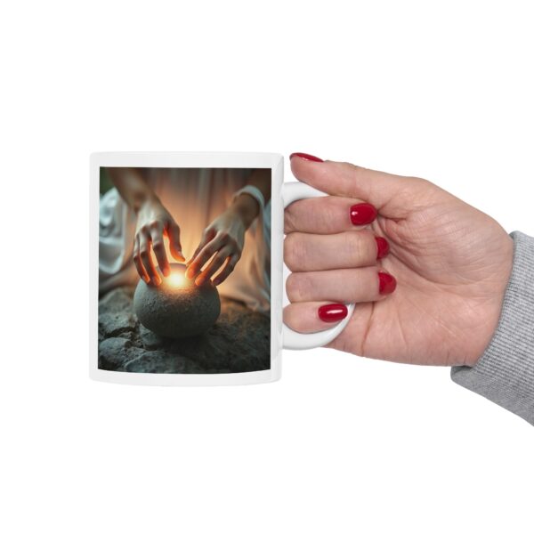 White Magik Ceramic Mug - 11oz & 15oz | Perfect for Coffee Lovers & Gift Giving - Image 13