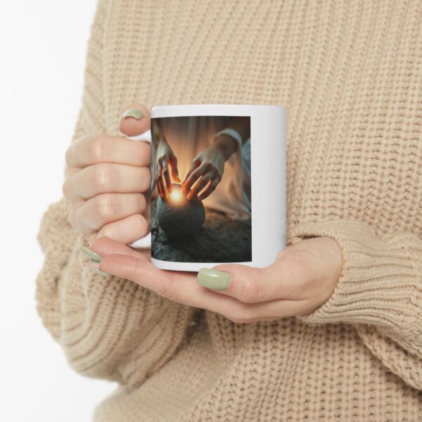 White Magik Ceramic Mug - 11oz & 15oz | Perfect for Coffee Lovers & Gift Giving - Image 11