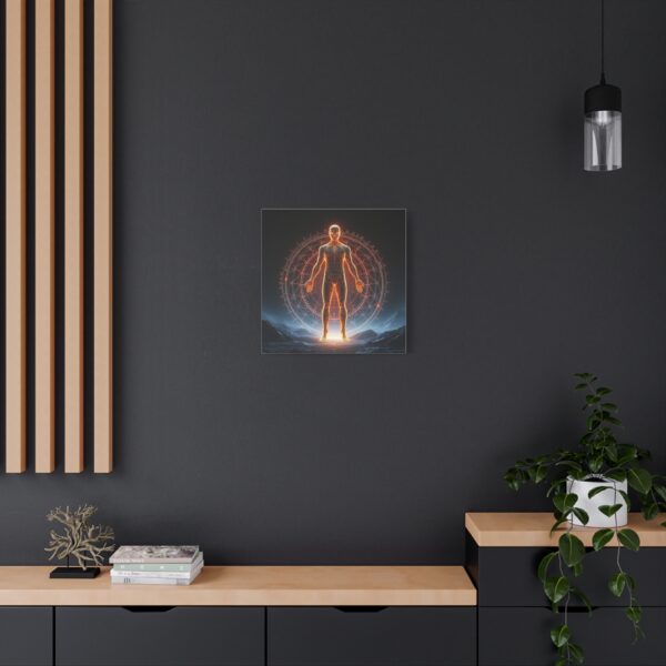 Quantum Man Matte Canvas Art - Stretched 1.25" - Sci-Fi Design - Image 34