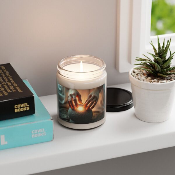 White Magik Scented Soy Candle - 9oz Crystal Touch - Image 5