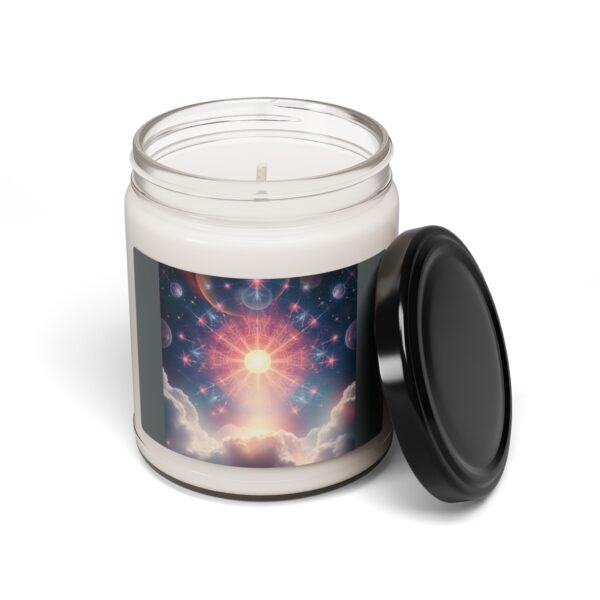 Cosmic Sunrise Scented Soy Candle - 9oz Aromatherapy Candle for Relaxation and Meditation - Image 3