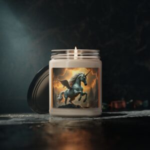 Magical Unicorn Scented Soy Candle - 9oz Aromatherapy Decor