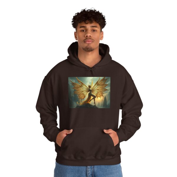Fantasy Fairy Hooded Sweatshirt - Cozy Unisex Sweatshirt for Every Occasion - Image 8