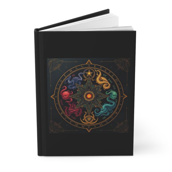 Mystical Hardcover Journal with Celestial Design - Perfect for Creative Reflections - Image 4