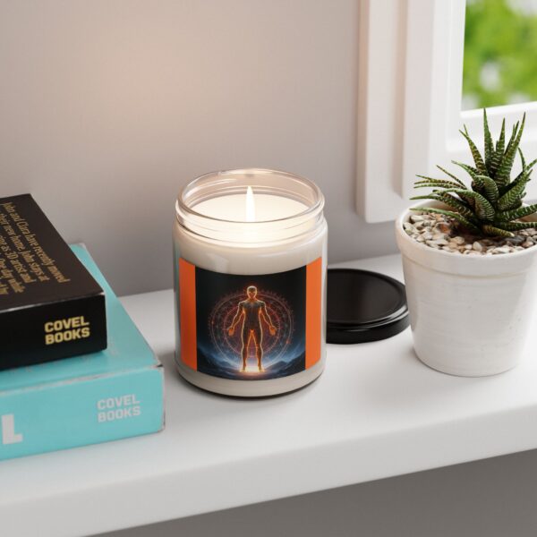 Quantum Man Energizing Scented Soy Candle - 9oz, Aromatherapy for Mind & Body - Image 5