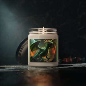 Fantasy Green Dragon Scented Soy Candle - 9oz
