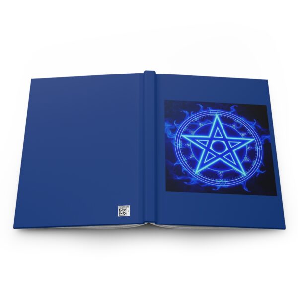 Blue Pentagram Hardcover Journal - Pentagram Design for Creative Souls - Image 6