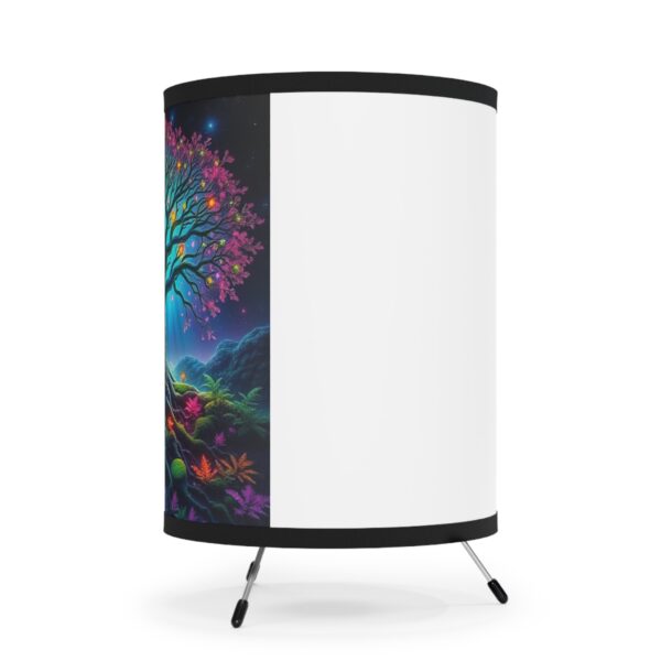 Enchanted Tree Tripod Lamp - High-Res Printed Shade for Cozy Ambiance - Image 5