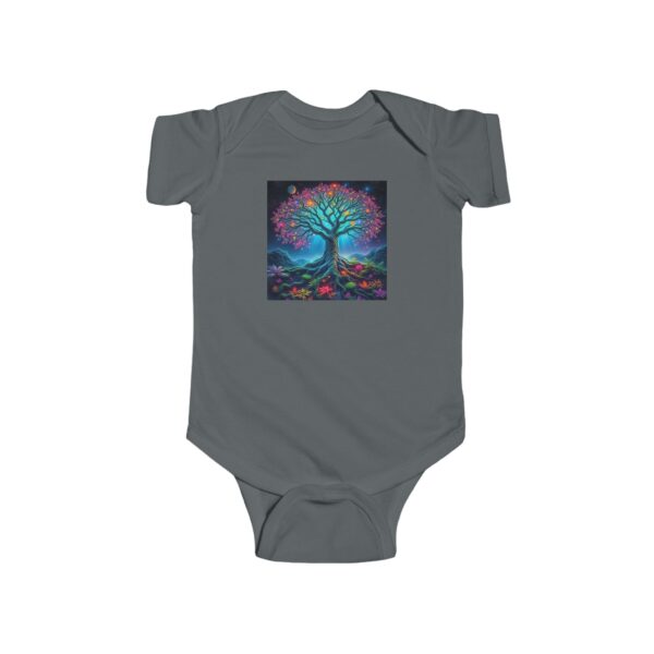 Colorful Tree Design Infant Bodysuit - Perfect for Baby Showers and New Arrivals - Image 4
