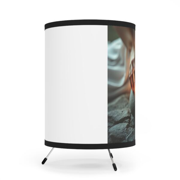 White Magik Tripod Lamp - Perfect for Cozy Spaces - Image 3