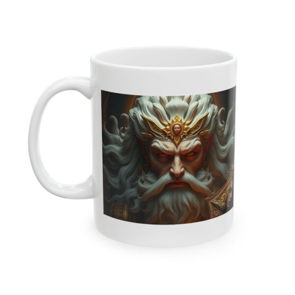 Mystical Warrior Ceramic Mug - 11oz & 15oz, Unique Gift for Fantasy Lovers - Image 4