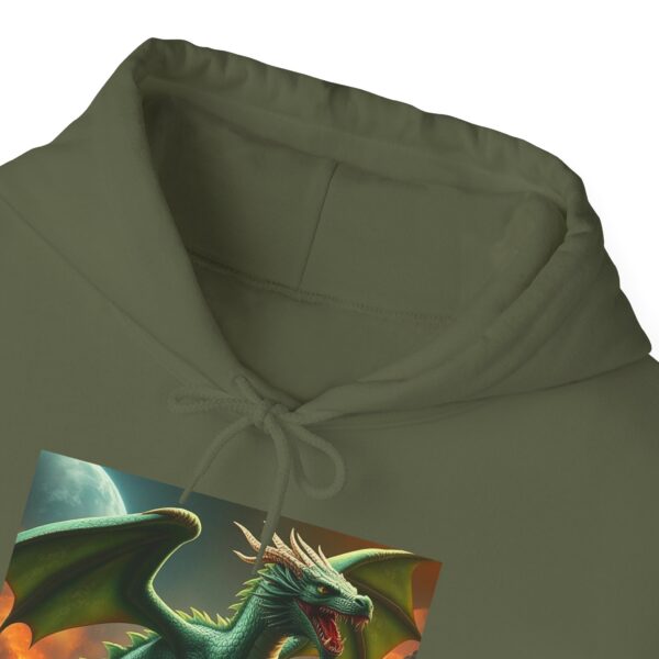 Green Dragon Graphic Hoodie for Gamers & Fantasy Lovers - Image 6
