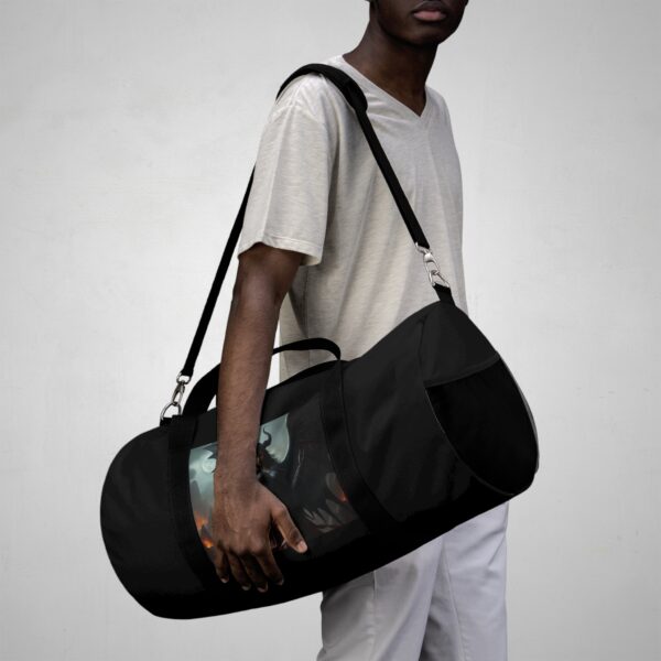 Winged Demon Duffel Bag - Dark Fantasy Design for Gym & Travel - Image 16