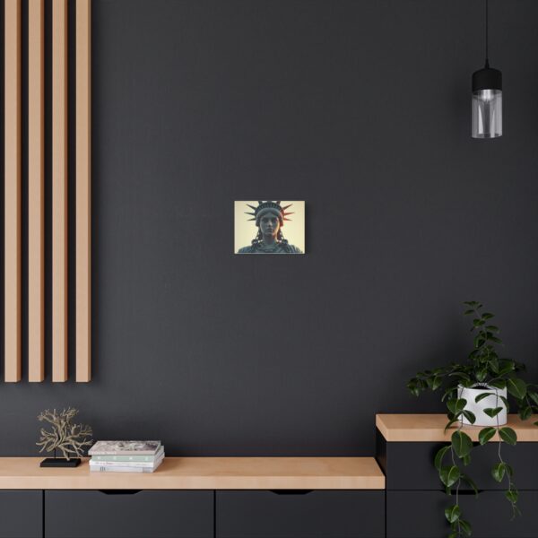 Liberty in Chains Wall Art - Matte Stretched Canvas Decor with Statue of Liberty Design - Image 9