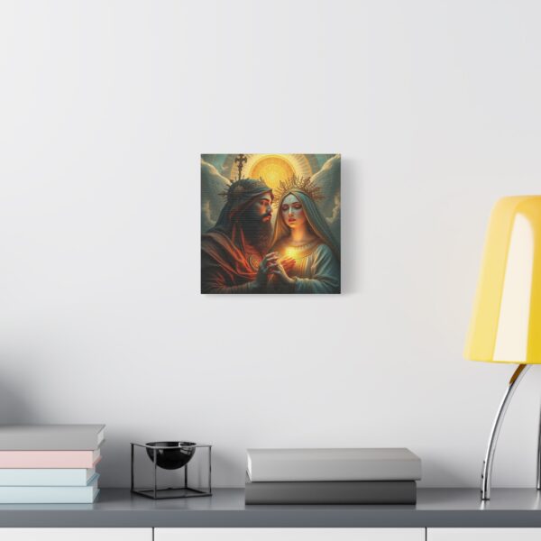 Divine Couple Spiritual Art Canvas Print - Wall Decor - Image 13