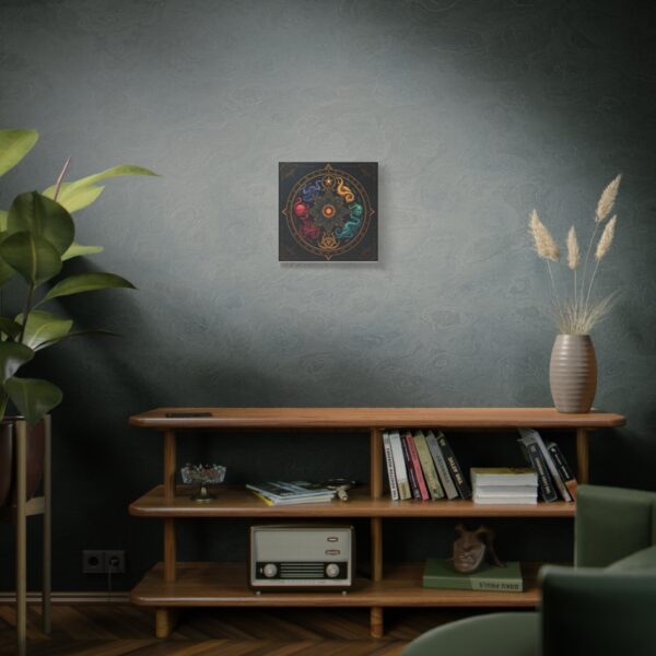 Mystical Elemental Chart Canvas Wall Art - Stretched Decor for Discerning Consumers - Image 30