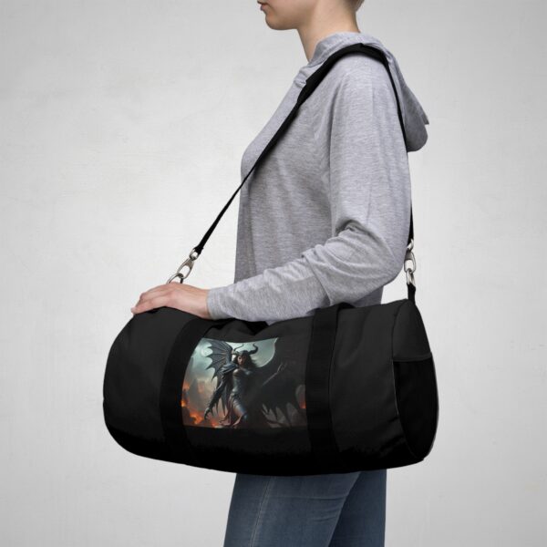Winged Demon Duffel Bag - Dark Fantasy Design for Gym & Travel - Image 8