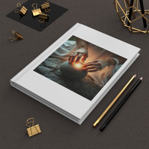 White Magik Hardcover Journal - Illuminate Your Thoughts