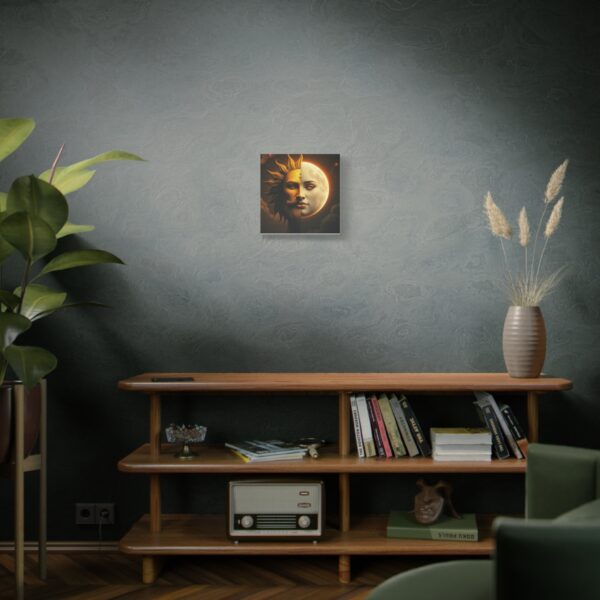 Sun and Moon Canvas Art - Mystical Stretched Matte Wall Decor - Image 5