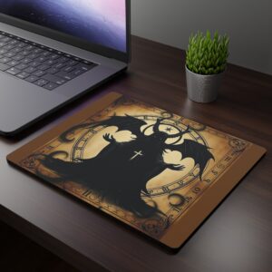 Mystical Dark Fantasy Mouse Pad - Occult Design for Gamers & Creatives