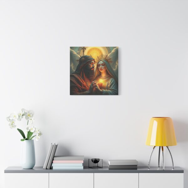 Divine Couple Spiritual Art Canvas Print - Wall Decor - Image 3