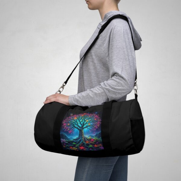 Vibrant Tree of Life Duffel Bag – Perfect for Travel & Gym - Image 8