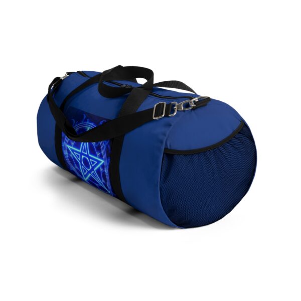 Mystic Blue Pentagram Duffel Bag - Stylish Gym & Travel Tote for Occult Enthusiasts - Image 12