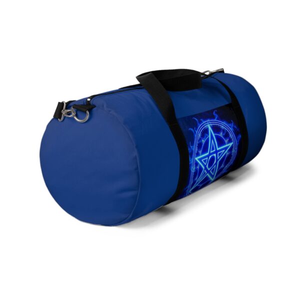 Mystic Blue Pentagram Duffel Bag - Stylish Gym & Travel Tote for Occult Enthusiasts - Image 11