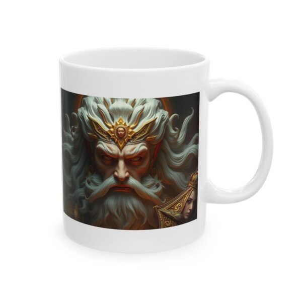 Mystical Warrior Ceramic Mug - 11oz & 15oz, Unique Gift for Fantasy Lovers - Image 5