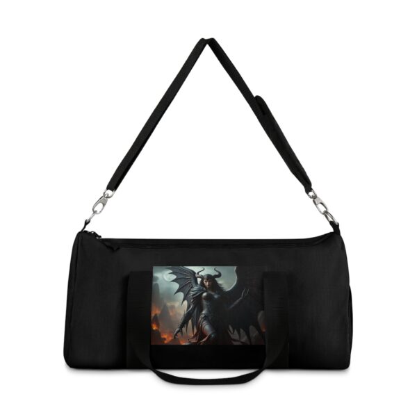 Winged Demon Duffel Bag - Dark Fantasy Design for Gym & Travel - Image 2