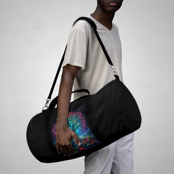 Vibrant Tree of Life Duffel Bag – Perfect for Travel & Gym - Image 15