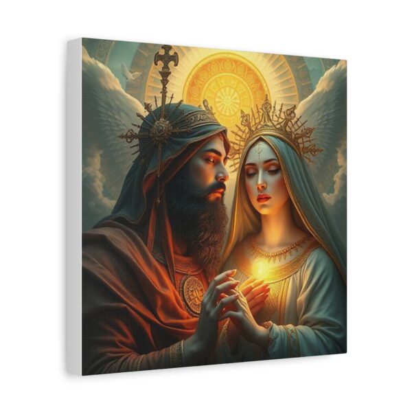 Divine Couple Spiritual Art Canvas Print - Wall Decor - Image 17