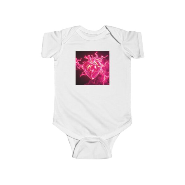 Electric Heart Infant Bodysuit - Cute & Stylish Baby Onesie for New Parents