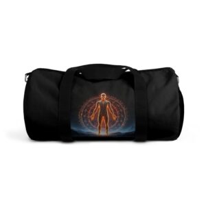 Quantum Man Duffel Bag - Motivational Gym Bag for Fitness Enthusiasts