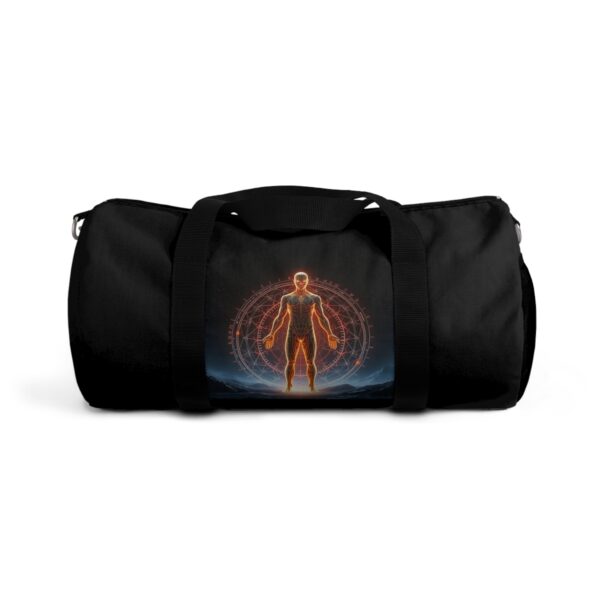 Quantum Man Duffel Bag - Motivational Gym Bag for Fitness Enthusiasts