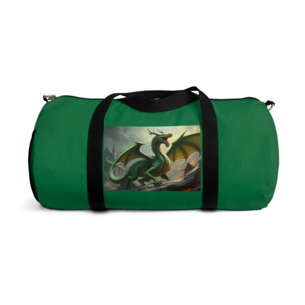Green Dragon Duffel Bag - Stylish for Fantasy Lovers - Image 13