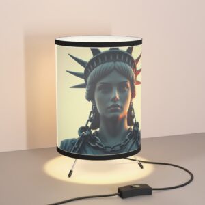 Statue of Liberty Chained - Tripod Lamp for Home Decor