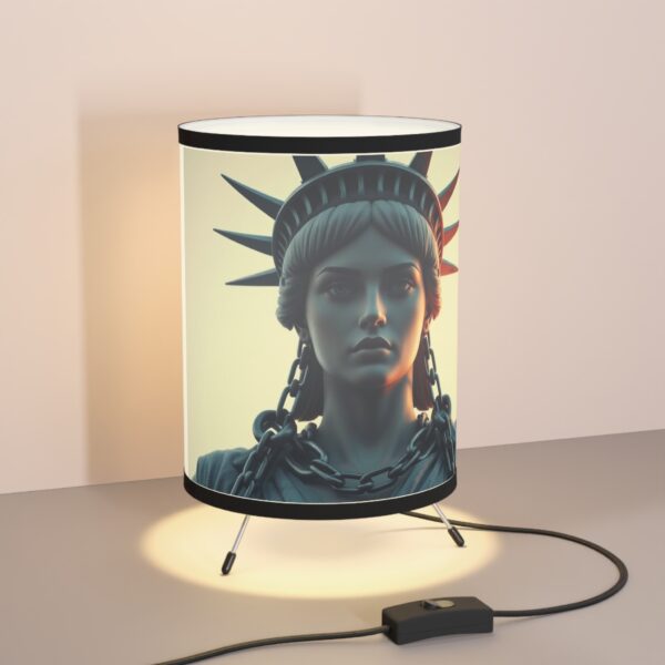 Statue of Liberty Chained - Tripod Lamp for Home Decor