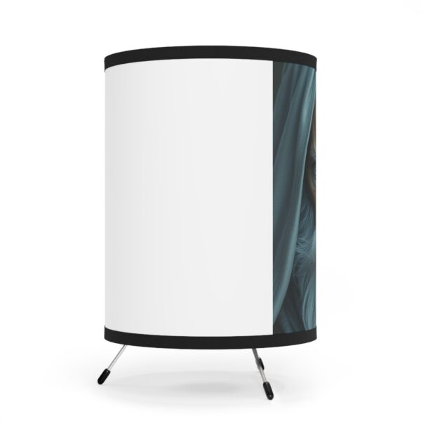The White Wizard Tripod Lamp with High-Res Shade - Image 3