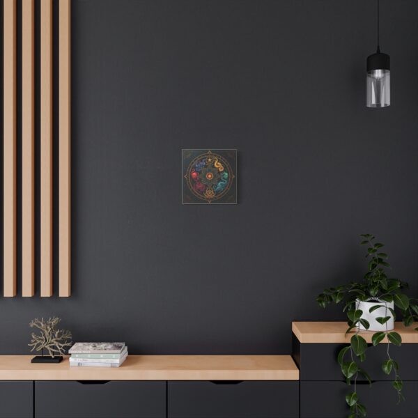 Mystical Elemental Chart Canvas Wall Art - Stretched Decor for Discerning Consumers - Image 19