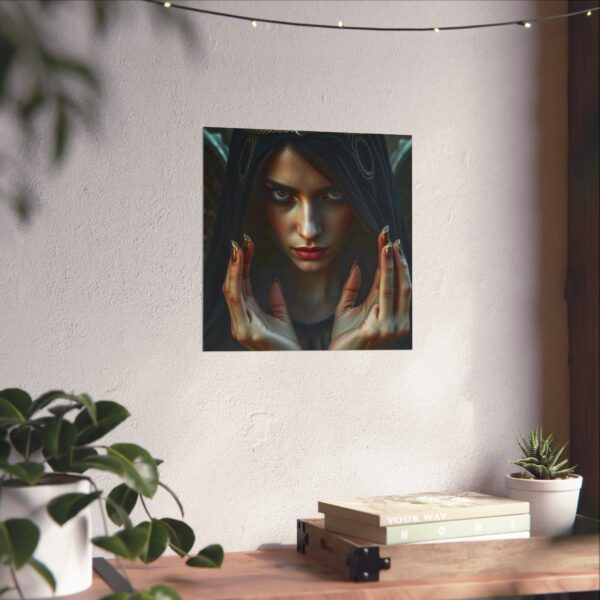 Enchanting Matte Vertical Posters - Mystic Dark Aesthetic Art - Image 22