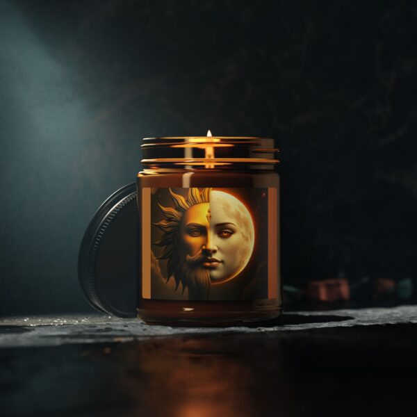 Celestial Scented Soy Candle - Aromatherapy for Lunar & Solar Energy
