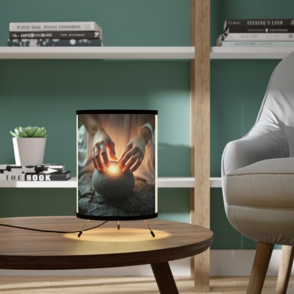 White Magik Tripod Lamp - Perfect for Cozy Spaces - Image 6