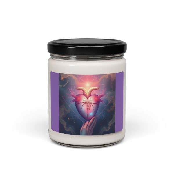 Enchanted Heart Scented Soy Candle - 9oz, Aromatic Relaxation Gift - Image 2