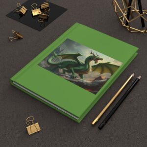 Green Dragon Hardcover Journal - Perfect for Writing & Sketching