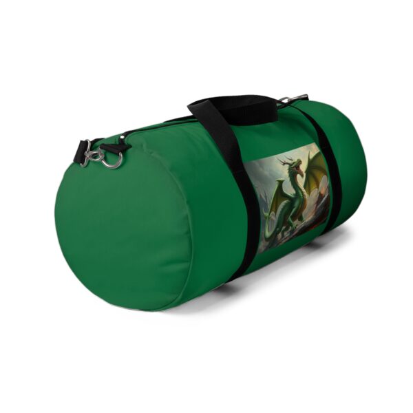 Green Dragon Duffel Bag - Stylish for Fantasy Lovers - Image 11