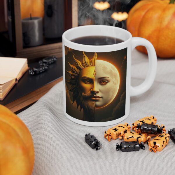 Celestial Sun & Moon Ceramic Mug - 11oz & 15oz, Astrology Coffee Cup - Image 8