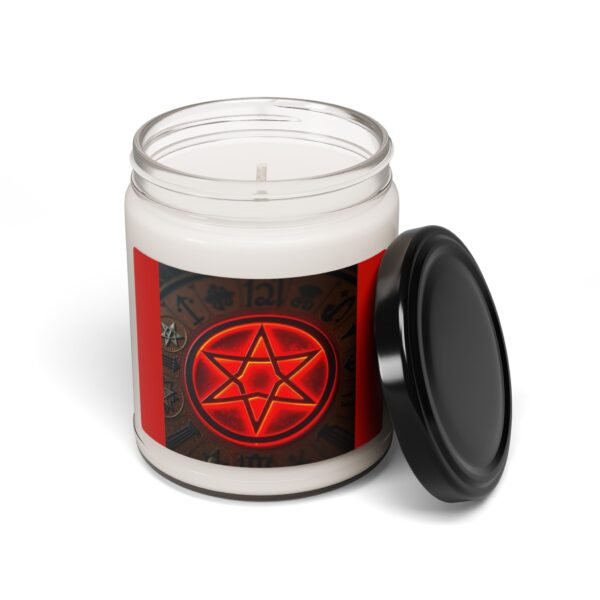 Mystical Scented Soy Candle | 9oz with Hexagram Design - Image 3
